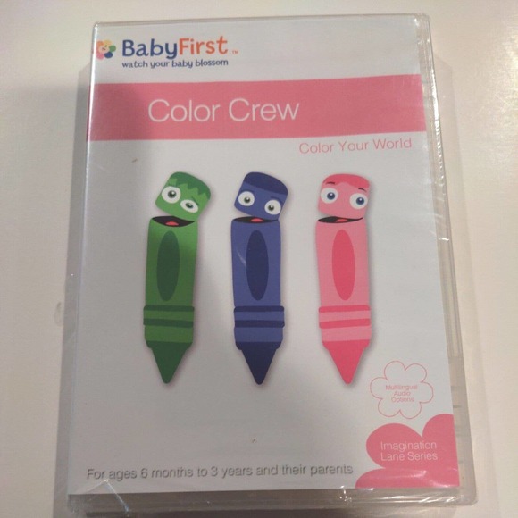 BabyFirst Color Crew: Color Your World DVD VIDEO crayons musical adventure kids - Picture 1 of 4